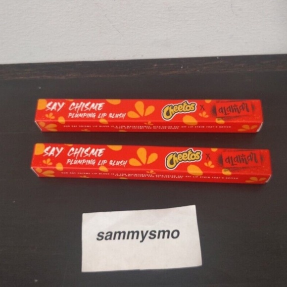 2x ALAMAR x Cheetos Flamin Hot! Say Chisme Plumping Lip Blush 2.0 g - Picture 1 of 3